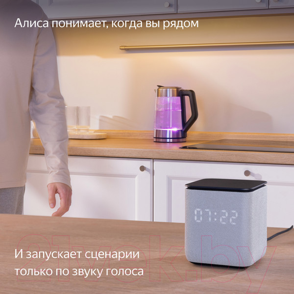 Изображение товара Умная колонка Яндекс Станция Миди с Zigbee YNDX-00054PNK (малиновый)