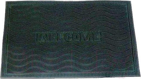 Изображение товара Коврик грязезащитный Blabar Welcome волнистый 40x60см / 92009 (черный)