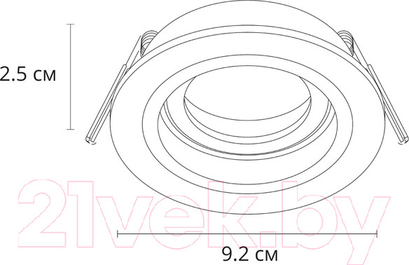 Изображение товара Точечный светильник Arte Lamp Tarf A2178PL-1WH