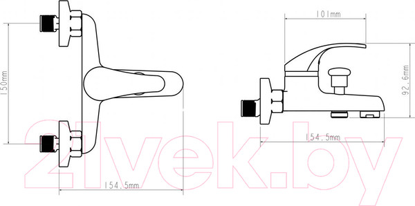 Изображение товара Смеситель Econoce EC0261