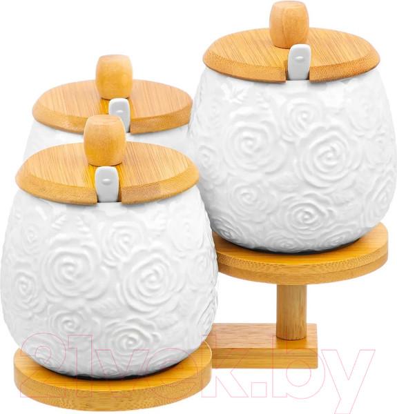 Изображение товара Набор емкостей для хранения Elan Gallery Розы / 540836