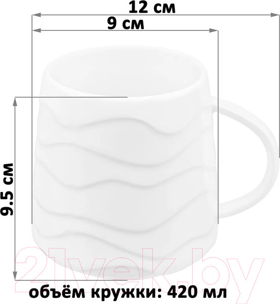 Изображение товара Кружка Elan Gallery Айсберг волны / 540842
