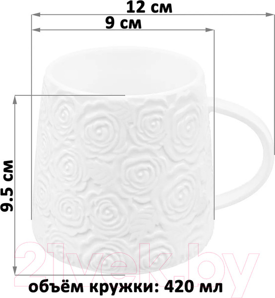 Изображение товара Кружка Elan Gallery Розы / 540843
