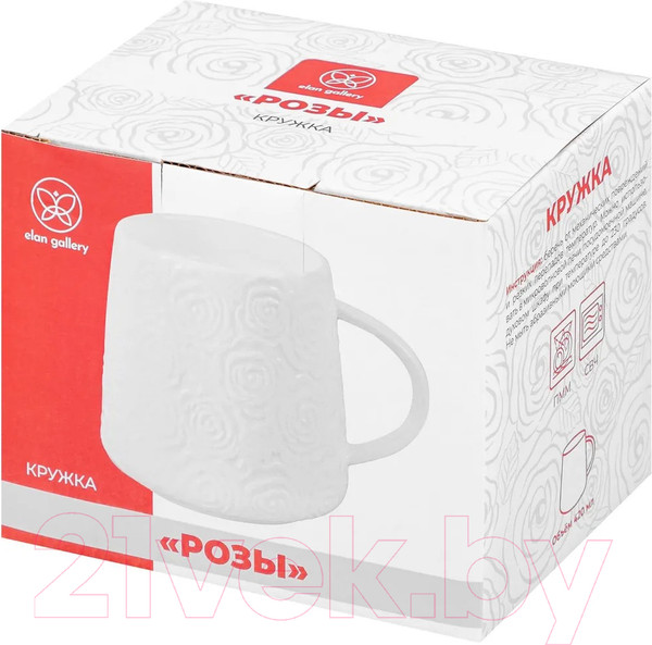 Изображение товара Кружка Elan Gallery Розы / 540843