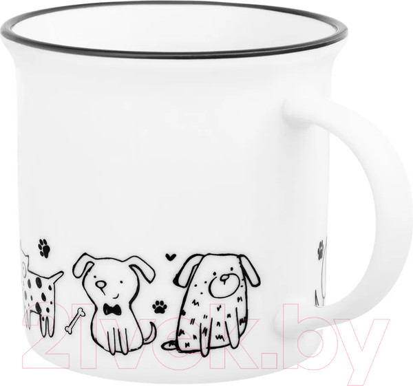 Изображение товара Кружка Elan Gallery Жизнь собак Праздник у щенят / 880200