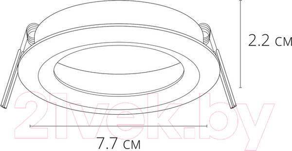 Изображение товара Точечный светильник Arte Lamp Mira A2861PL-1BK