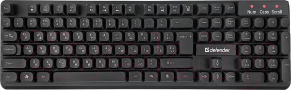 Изображение товара Комплект клавиатура и мышь Defender Milan C-992 / 45992 (черный)