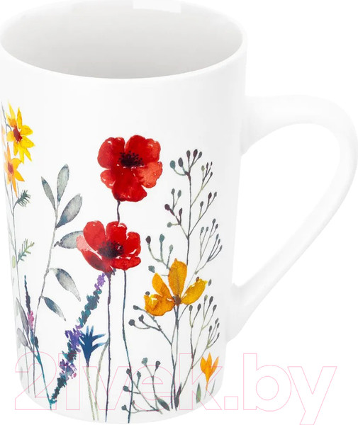 Изображение товара Кружка Elan Gallery Цветочное настроение Красные маки / 880192