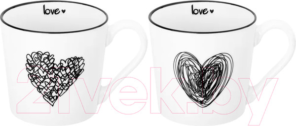Изображение товара Набор кружек Elan Gallery Love / 880195