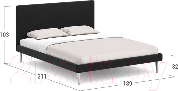 Изображение товара Двуспальная кровать Moon Family 1256/MF007528