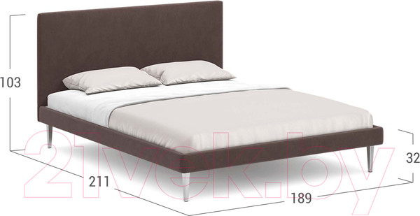 Изображение товара Двуспальная кровать Moon Family 1256/MF007533