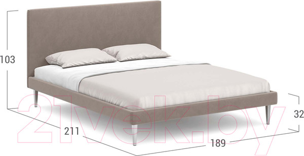 Изображение товара Двуспальная кровать Moon Family 1256/MF007568