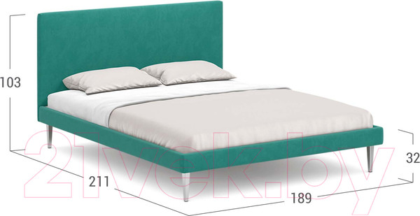 Изображение товара Двуспальная кровать Moon Family 1256/MF007553