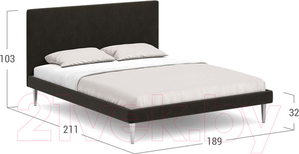 Изображение товара Двуспальная кровать Moon Family 1256/MF007573