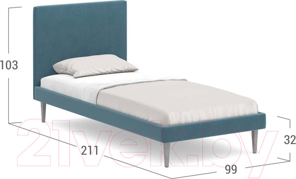 Изображение товара Односпальная кровать Moon Family 1256/MF007549