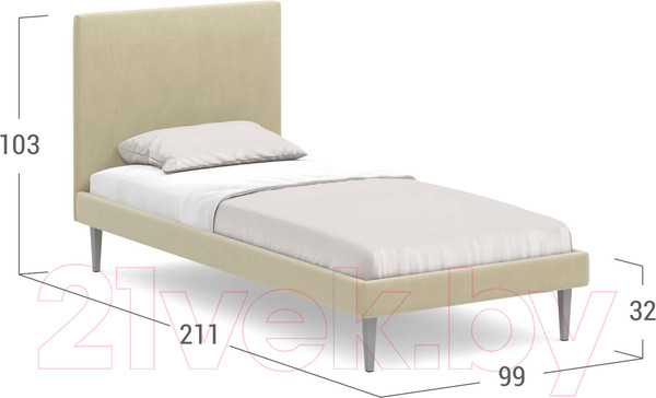 Изображение товара Односпальная кровать Moon Family 1256/MF007514