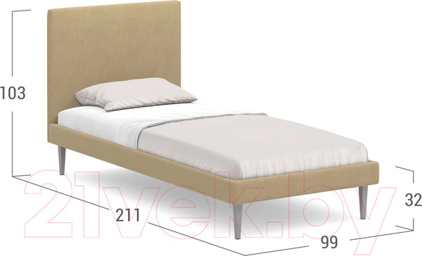 Изображение товара Односпальная кровать Moon Family 1256/MF007519