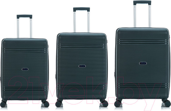 Изображение товара Чемодан на колесах Mironpan 11193 (S, темно-зеленый)