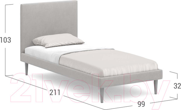 Изображение товара Односпальная кровать Moon Family 1256/MF007584