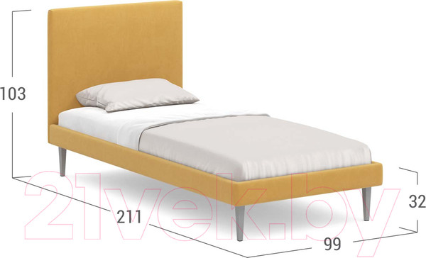 Изображение товара Односпальная кровать Moon Family 1256/MF007544