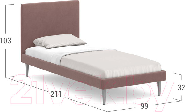 Изображение товара Односпальная кровать Moon Family 1256/MF007604