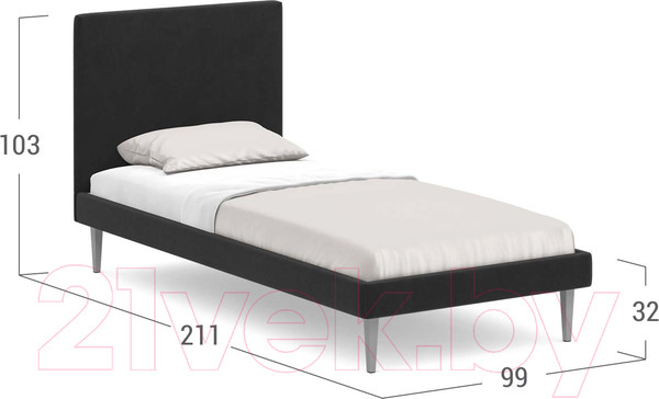 Изображение товара Односпальная кровать Moon Family 1256/MF007529