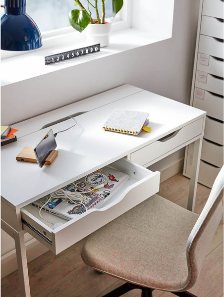 Изображение товара Письменный стол Mio Tesoro Ингар D 100 (белый)