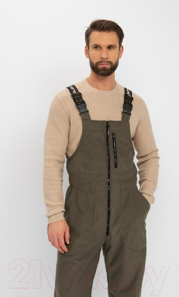 Изображение товара Костюм для охоты и рыбалки Huntsman Никс Люкс Alova Windblock / 10054 (р-р 48-50/170-176, хаки)