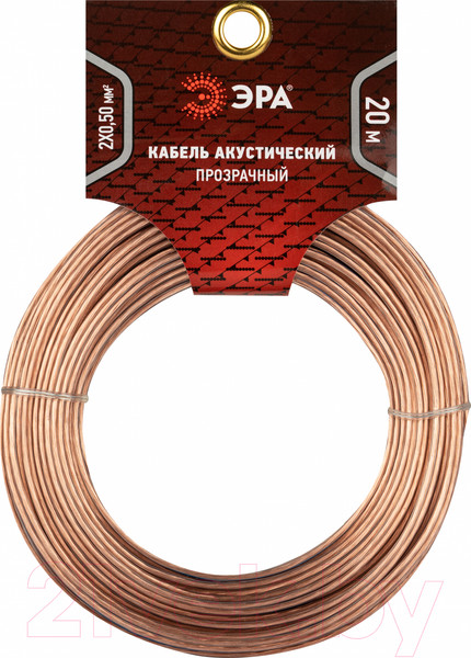 Изображение товара Кабель ЭРА Акустический 2x0.5мм2 / Б0059296 (20м, прозрачный)