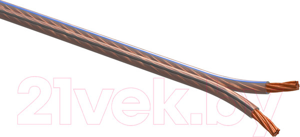 Изображение товара Кабель ЭРА Акустический 2x0.5мм2 / Б0059296 (20м, прозрачный)