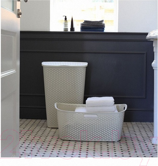 Изображение товара Корзина для белья Curver Laundry Basket / 223393 (кремовый)