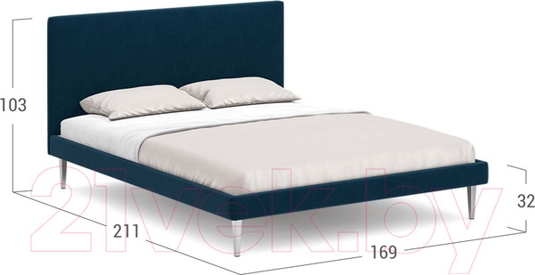 Изображение товара Двуспальная кровать Moon Family 1256/MF007587