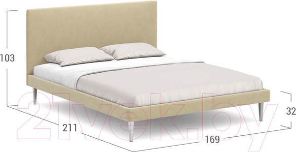 Изображение товара Двуспальная кровать Moon Family 1256/MF007512