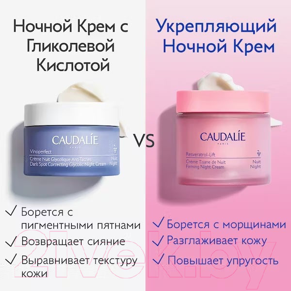 Изображение товара Крем для лица Caudalie Resveratrol Lift Укрепляющий ночной (50мл)