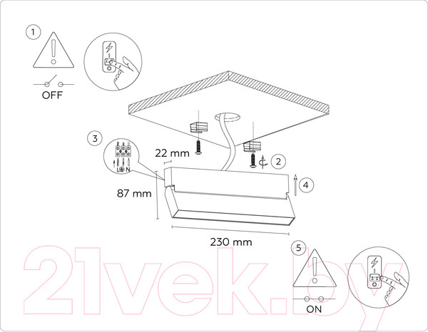 Изображение товара Спот Ambrella TA1818 WH (белый)