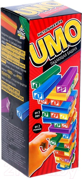 Изображение товара Настольная игра Лас Играс Kids. Падающая башня UMO / 5482689