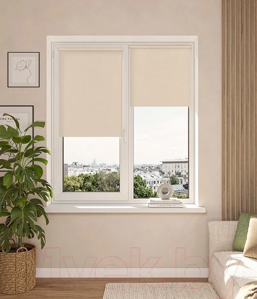 Изображение товара Рулонная штора LEGRAND Филта 61.5x175 / 58127189 (миндаль)