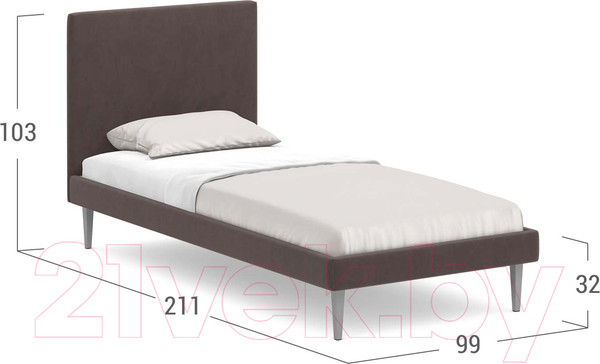 Изображение товара Односпальная кровать Moon Family 1256/MF007534