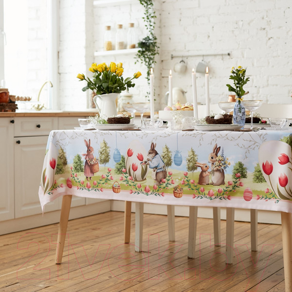 Изображение товара Скатерть Доляна Easter garden 145x215 / 10343568