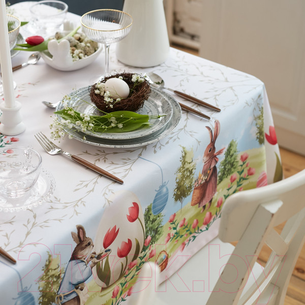 Изображение товара Скатерть Доляна Easter garden 145x215 / 10343568