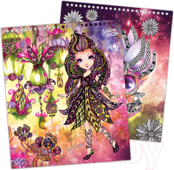 Изображение товара Набор для творчества Nebulous Stars Персиковый скетчбук / 11103_NSDA 