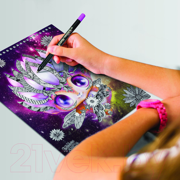 Изображение товара Набор для творчества Nebulous Stars Персиковый скетчбук / 11103_NSDA 