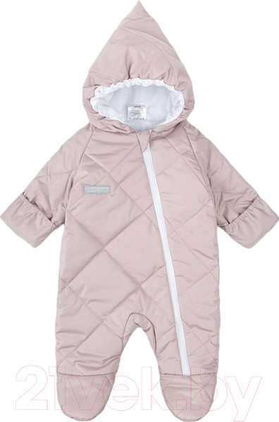 Изображение товара Комбинезон прогулочный детский Amarobaby Elf / AB-OD23-6201EL-40-62 (лавандовый/серый, р.62)