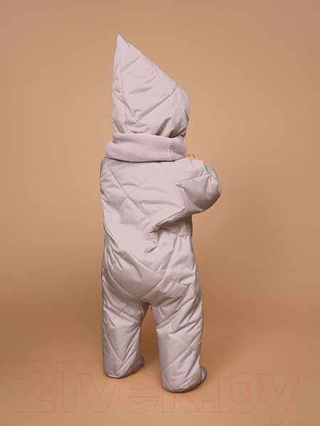 Изображение товара Комбинезон прогулочный детский Amarobaby Elf / AB-OD23-6201EL-40-68 (лавандовый/серый, р.68)