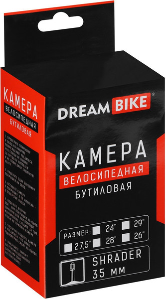 Изображение товара Камера для велосипеда Dream Bike 26x1.75-1.95 AV 35мм / 9331123