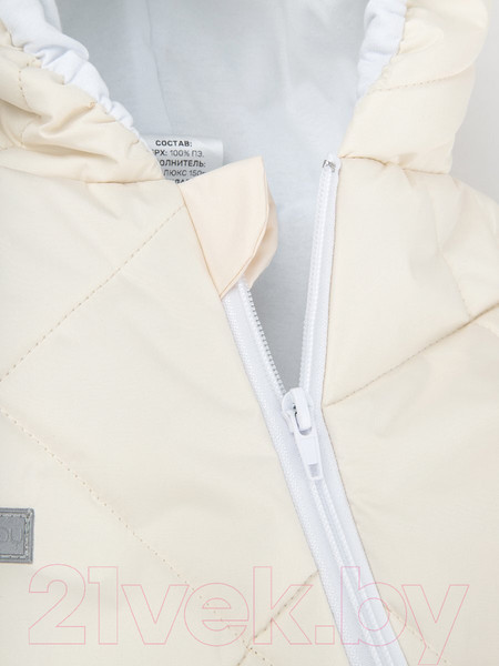 Изображение товара Комбинезон прогулочный детский Amarobaby Elf / AB-OD23-6201EL-33-68 (молочный, р.68)