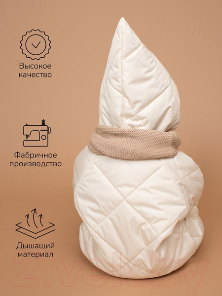 Изображение товара Комбинезон прогулочный детский Amarobaby Elf / AB-OD23-6201EL-33-68 (молочный, р.68)