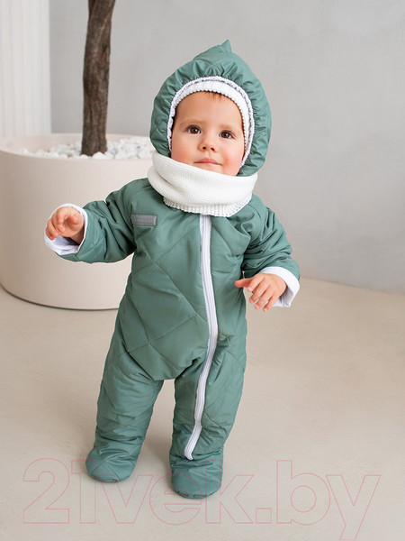 Изображение товара Комбинезон прогулочный детский Amarobaby Elf / AB-OD23-6201EL-32-68 (мятный, р.68)