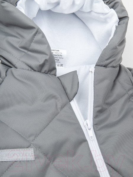 Изображение товара Комбинезон прогулочный детский Amarobaby Elf / AB-OD23-6201EL-11-68 (серый, р.68)