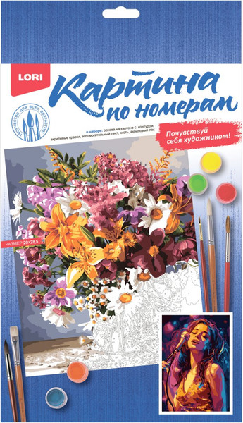 Изображение товара Картина по номерам Lori Вечерний блюз / Кпн-281